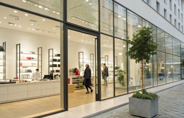 Explore the top glass storefront design trends for 2025. Discover how Alberta retailers can attract more customers with modern, energy-efficient glass.
